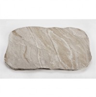 אבן טבעית למדרך וריצוף דגם בת שבע גוון קרם
